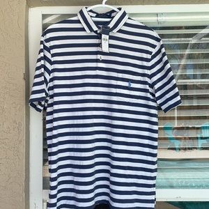 Ralph Lauren Polo Men’s Large Striped Shirt NWT